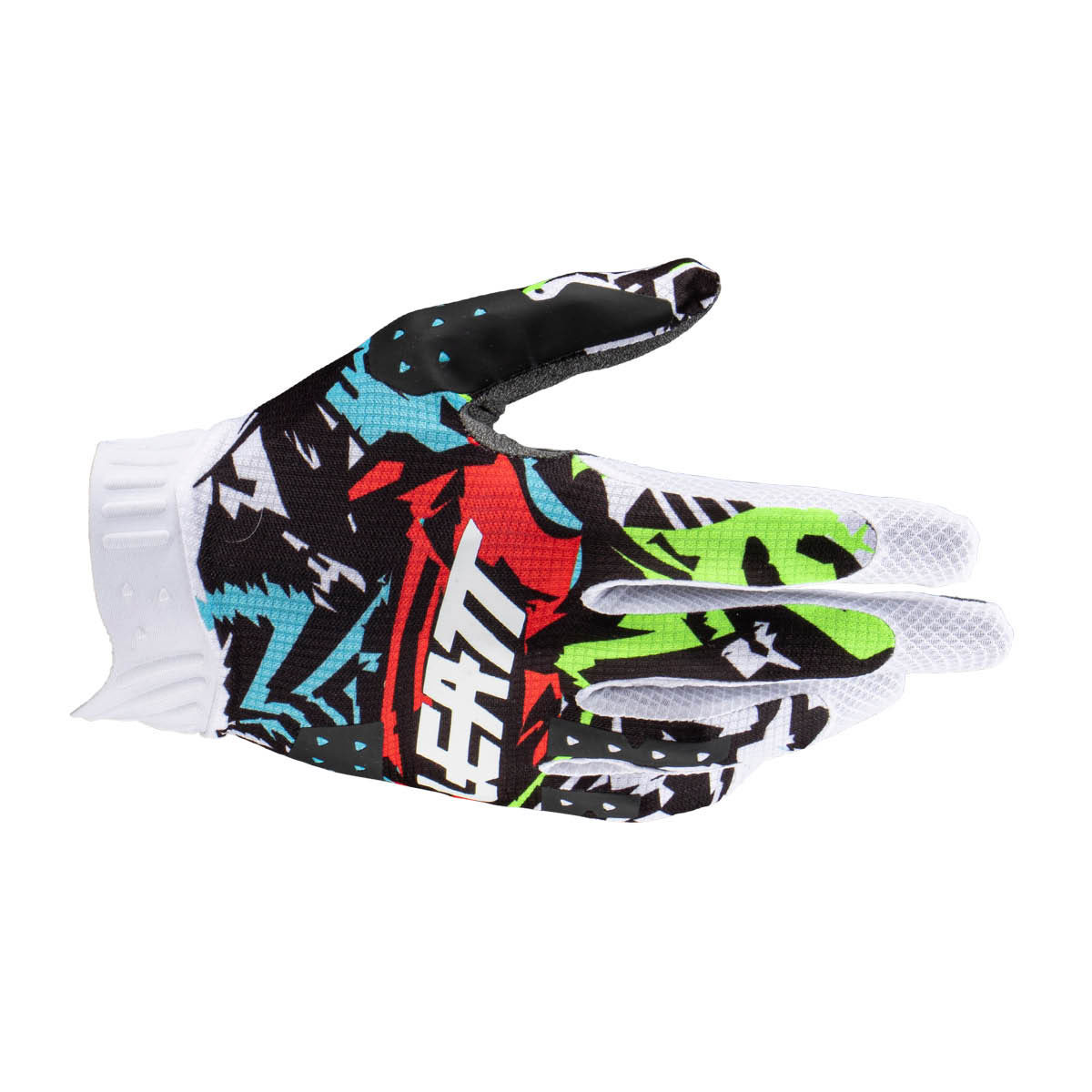 LEATT Motocross Handschuh Moto 1.5 Mini, XS zebra