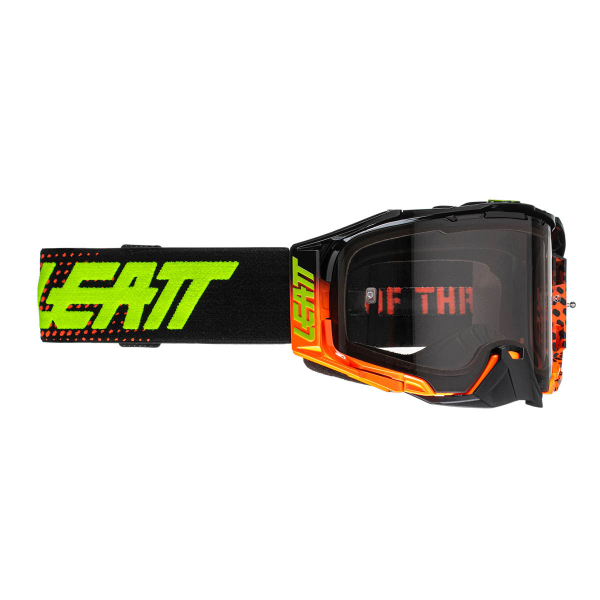 LEATT Brille Velocity 6.5, neon orange light grey 58 %