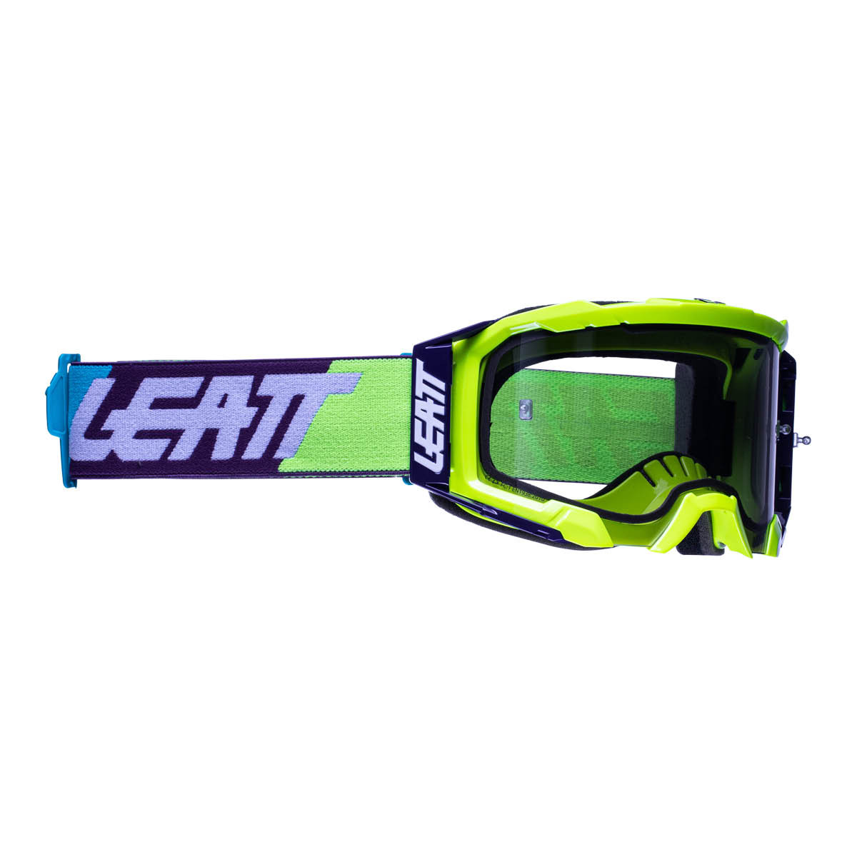 LEATT Brille Velocity 5.5, neon yellow light grey 58 %