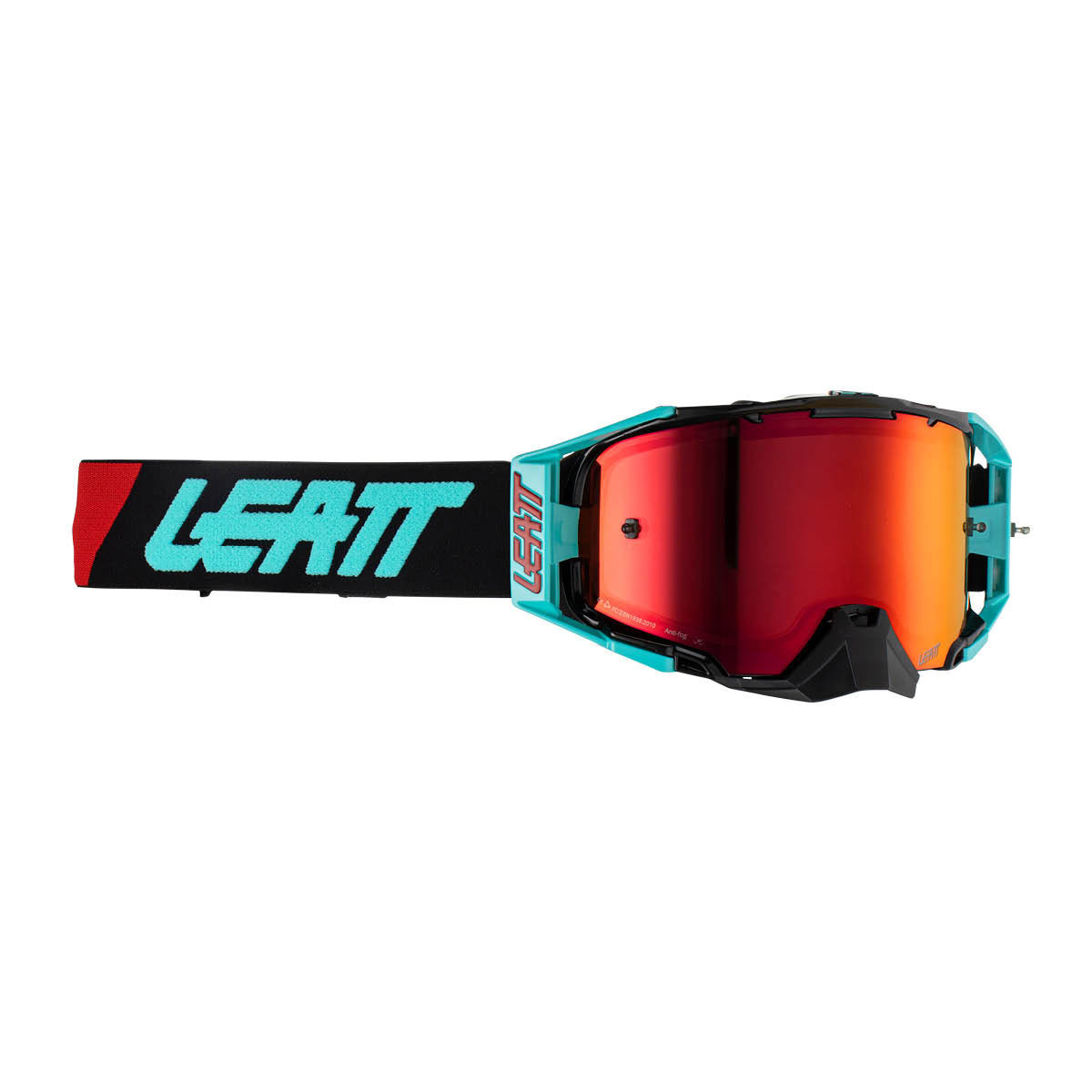 LEATT Motocross Brille Velocity 6.5, Iriz Fuel Red 28% Universal