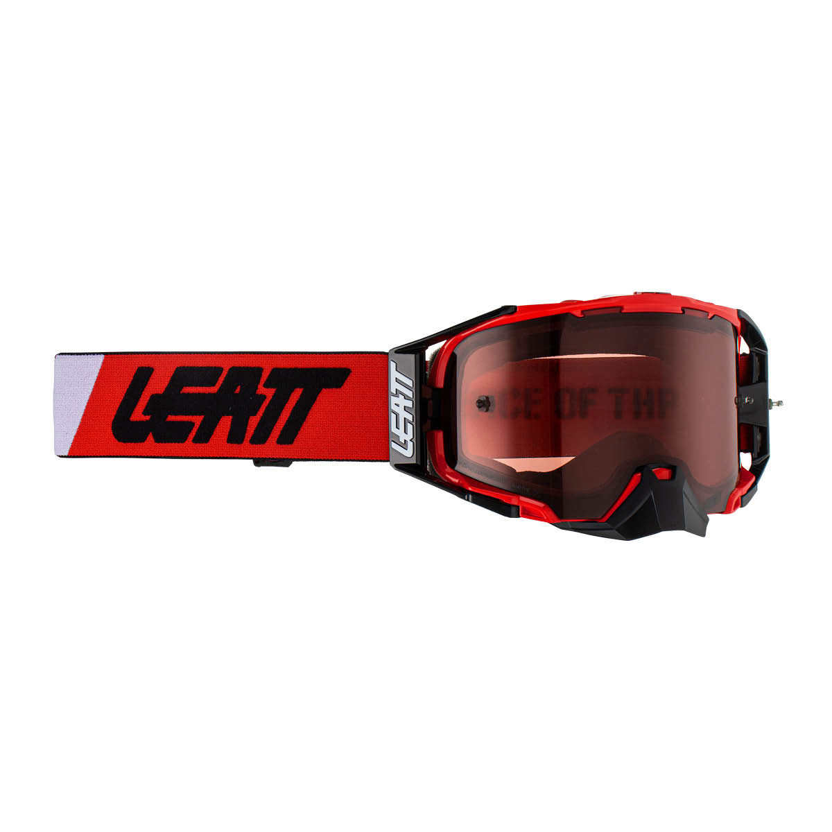 LEATT Motocross Brille Velocity 6.5, Red Rose UC 32% Universal