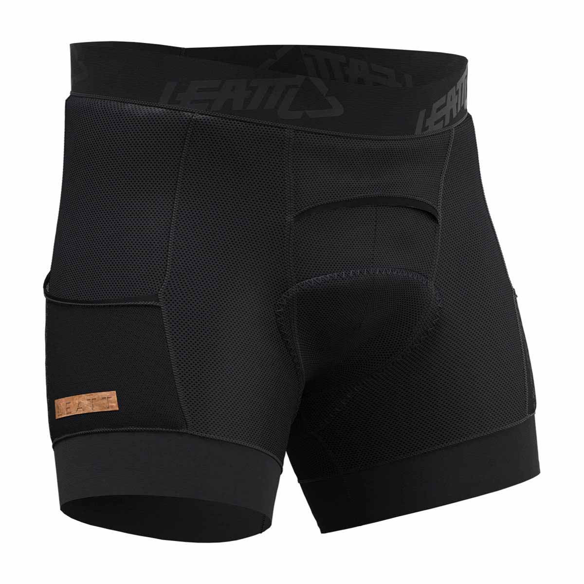 LEATT MTB Shorts Liner 3.0, Černá XXL