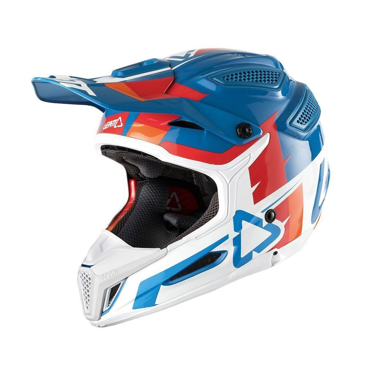 LEATT HELM GPX 5.5 COMP V10 BLU WHT, S blau-weiß+brille prospect