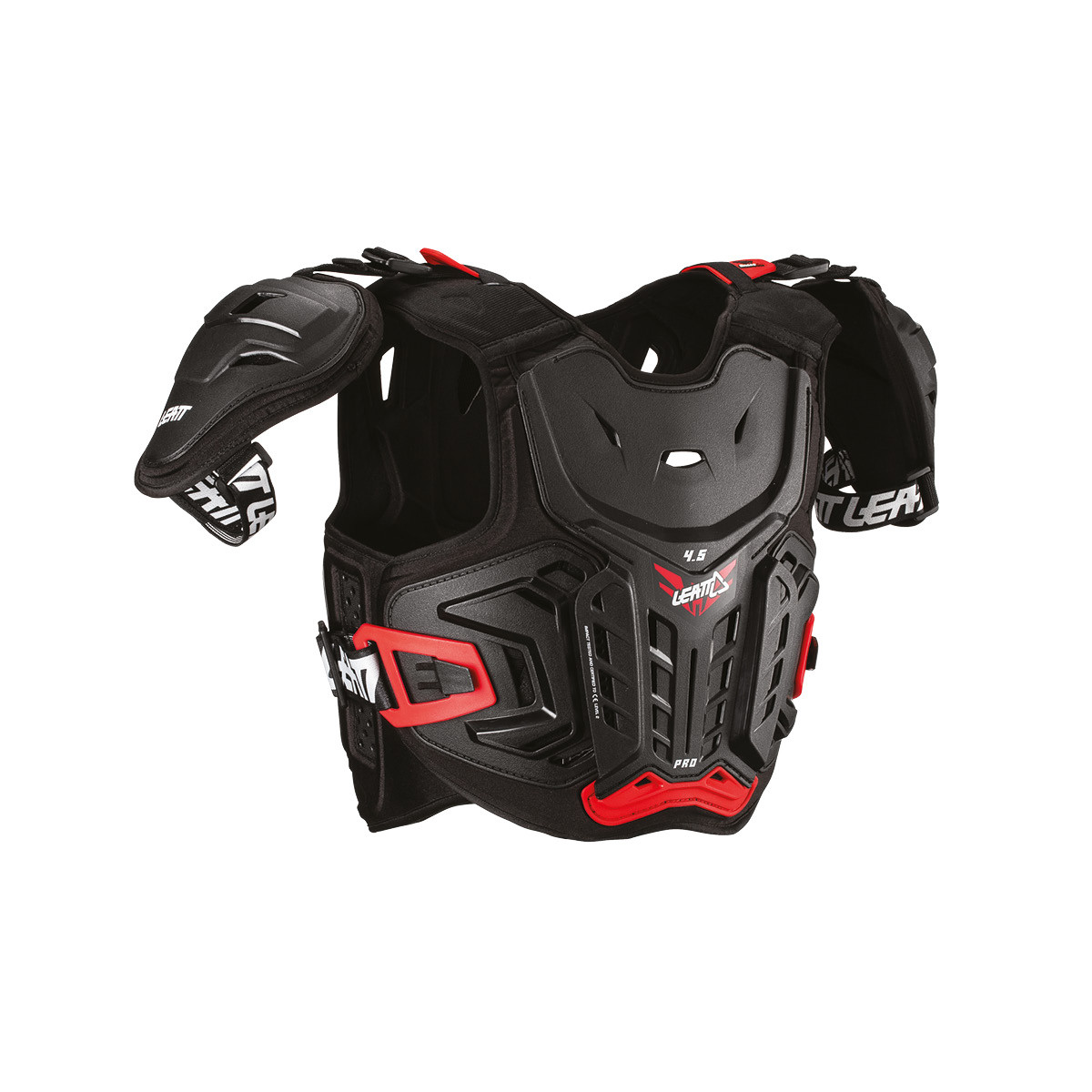 LEATT Brustpanzer 4.5 Pro Junior, L/XL black/red