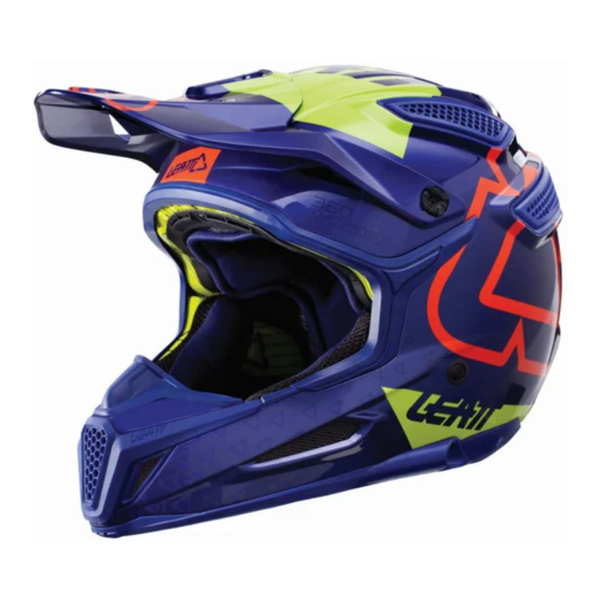 LEATT HELM GPX 5.5 COMP V15 X-FLOW AKTION19, L blau-lime