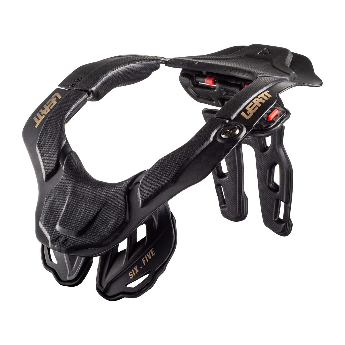 LEATT Neck Brace 6.5 Carbon, S/M schwarz