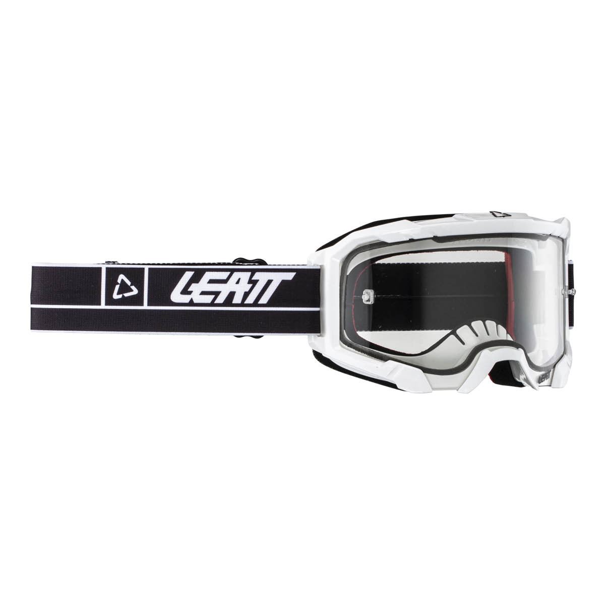 LEATT Motocross Brille Velocity 4.5, white/clear 83%