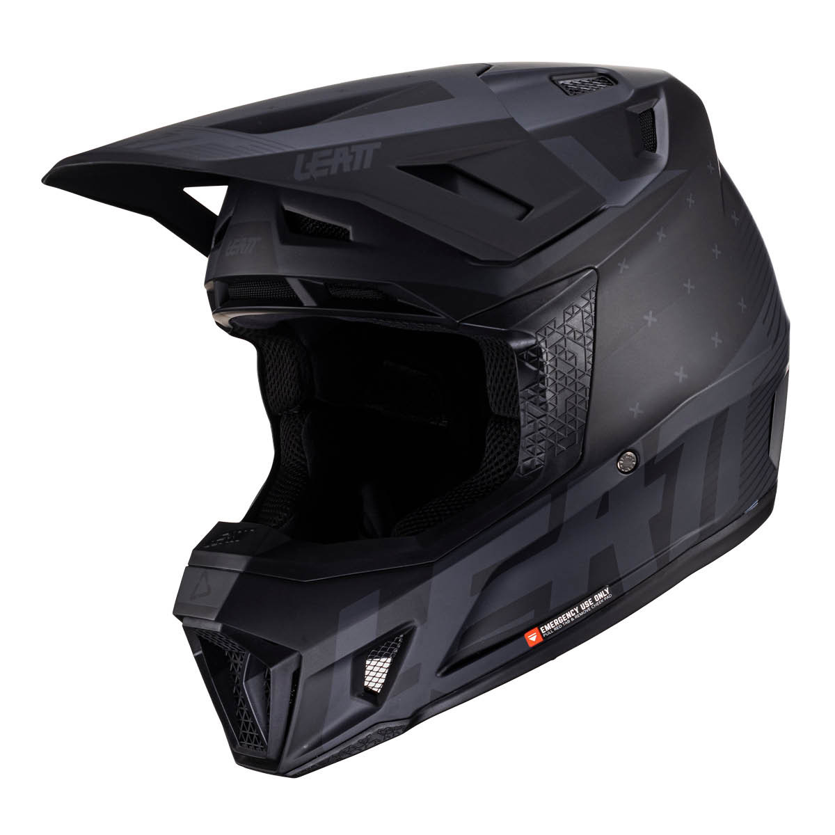 LEATT Motocross Helm 7.5 V24, S stealth